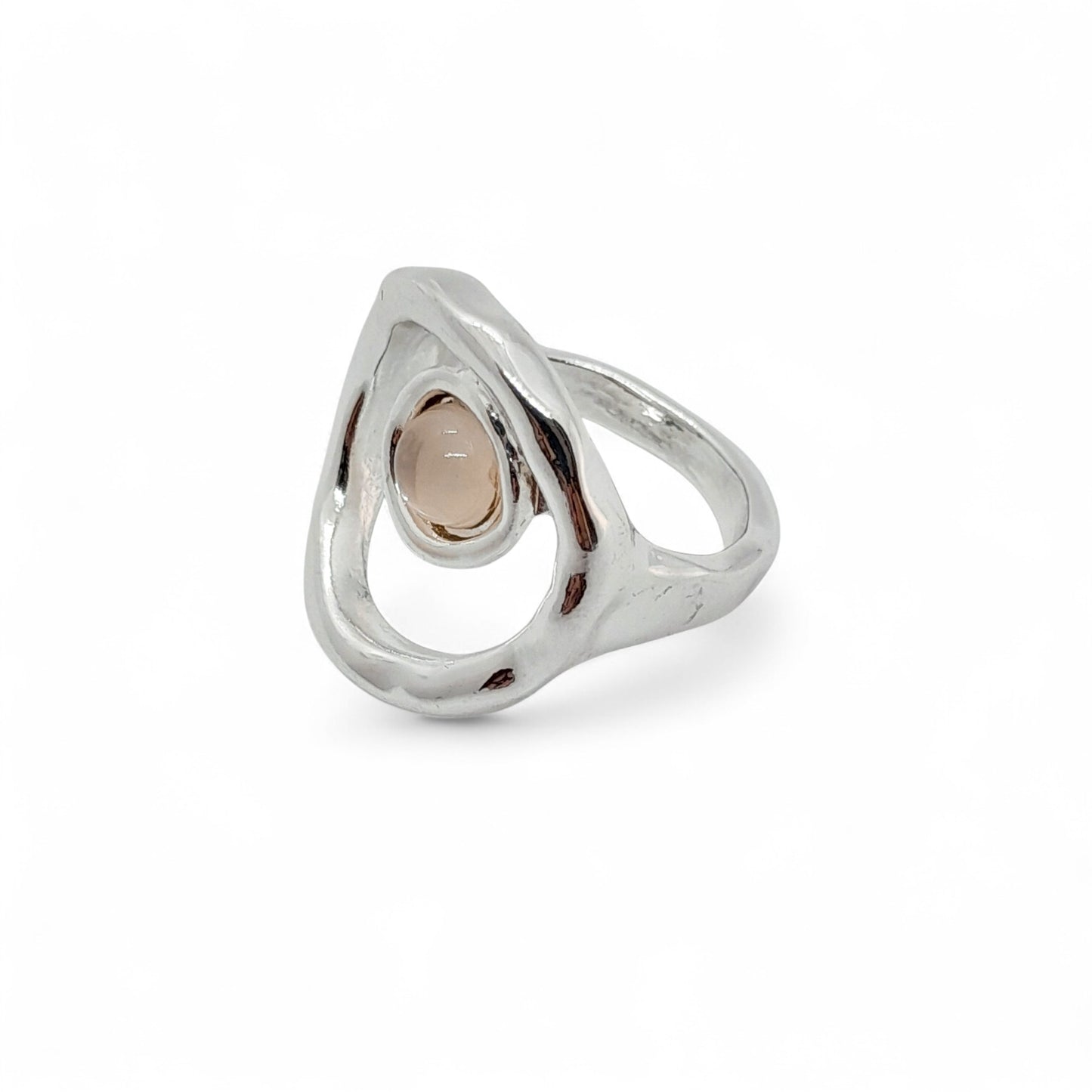 Anillo IDUNN con detalle en piedra