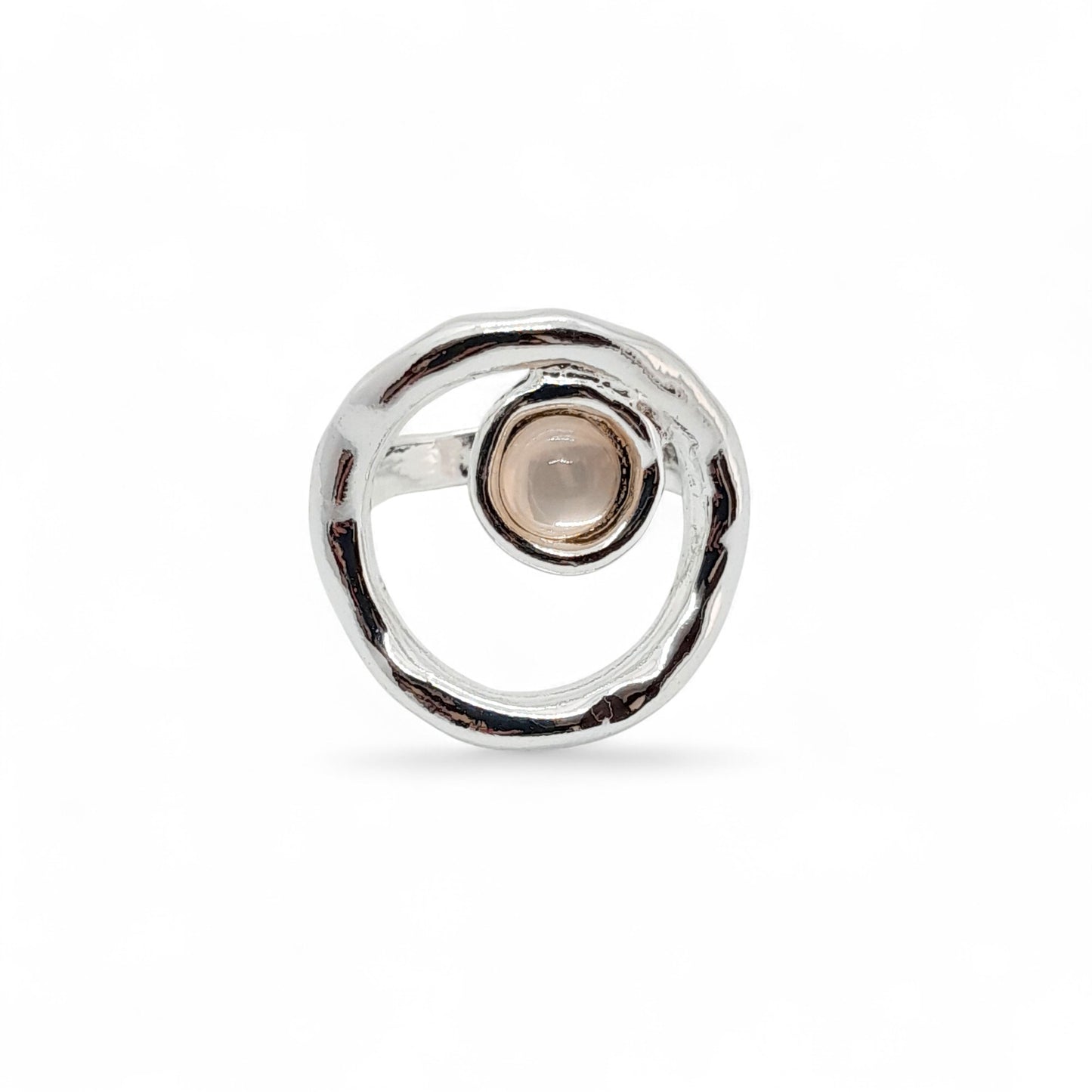 Anillo IDUNN con detalle en piedra