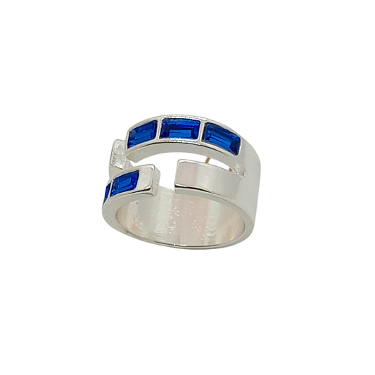 Anillo BLUE cristales