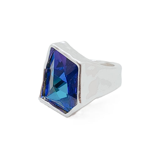 Anillo Asimetría Blue