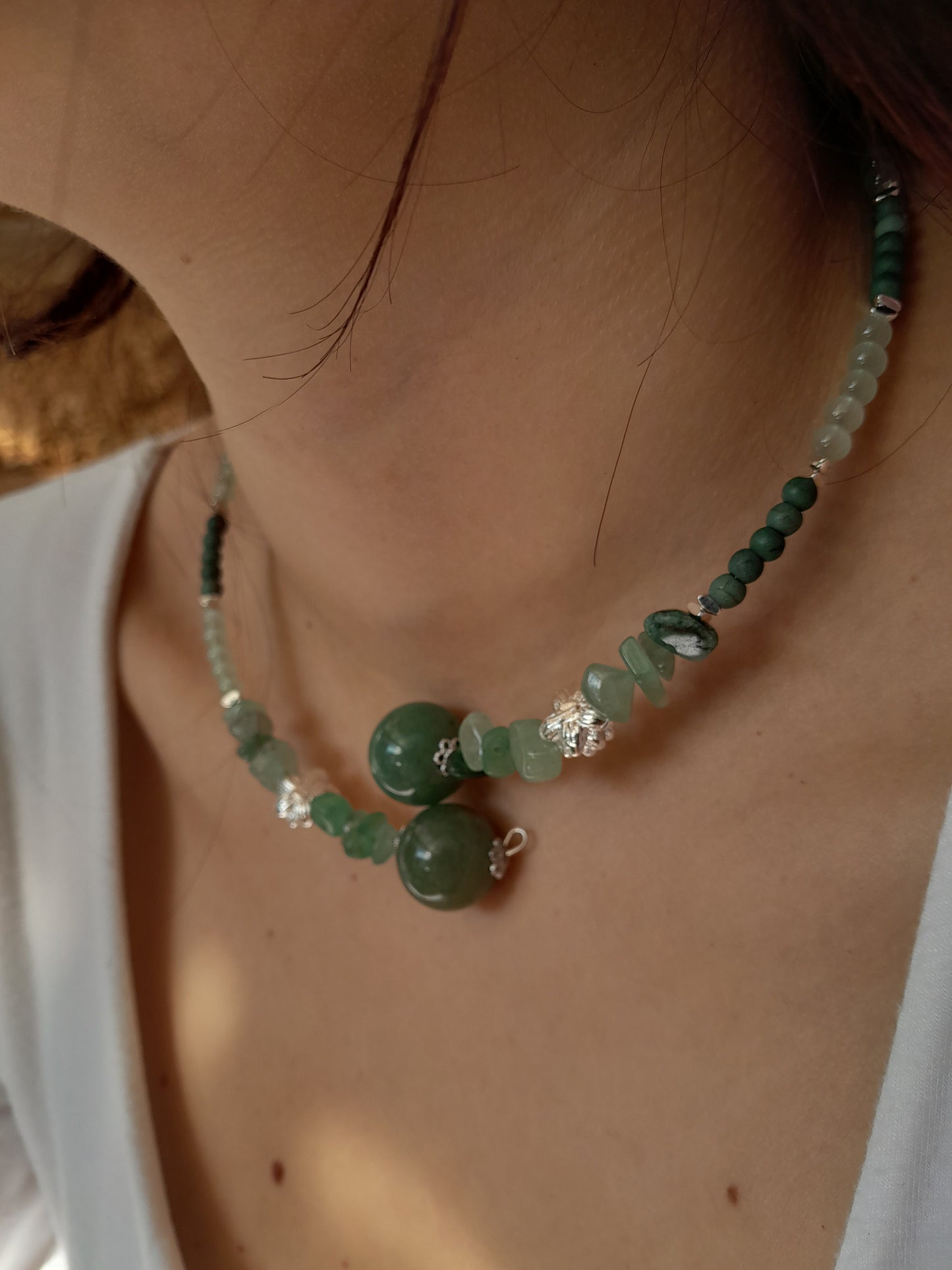 Collar de Aventurina Verde