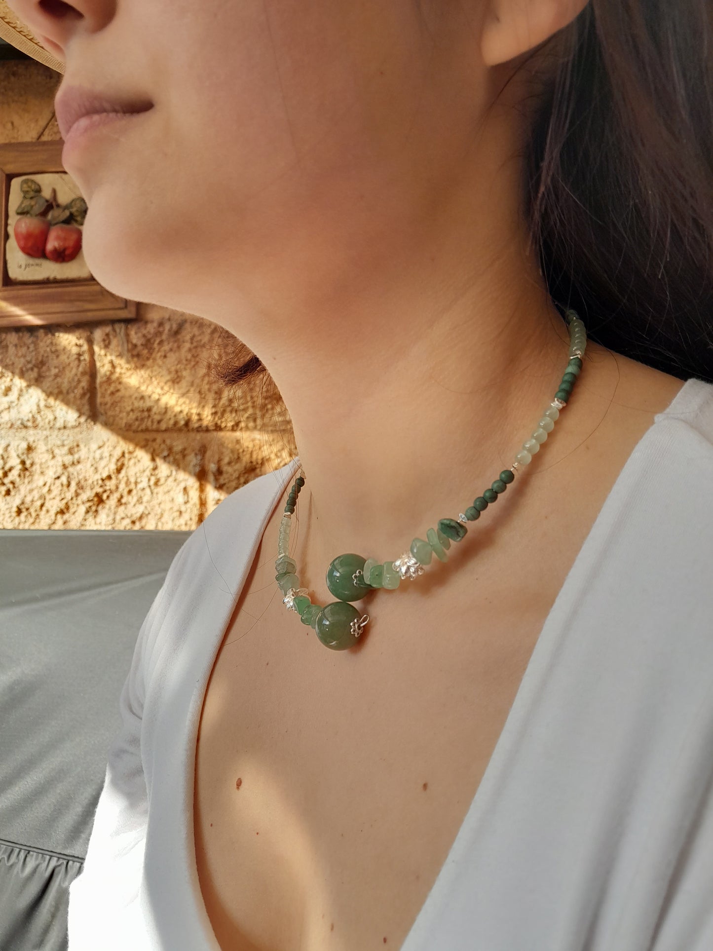 Collar de Aventurina Verde