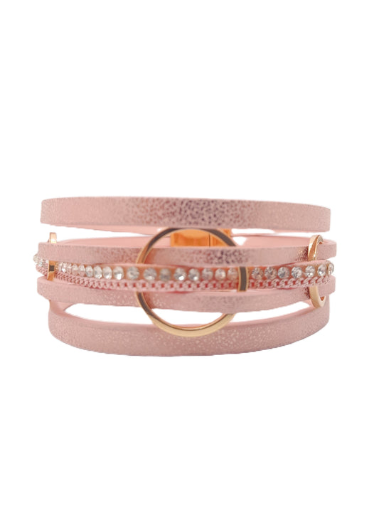 Pulsera Rosé Línea Hippie Chic