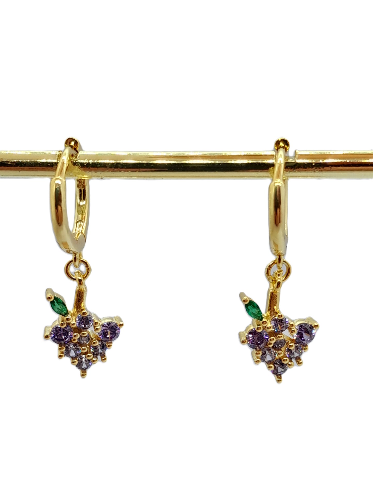 Aros Colgante Uvas