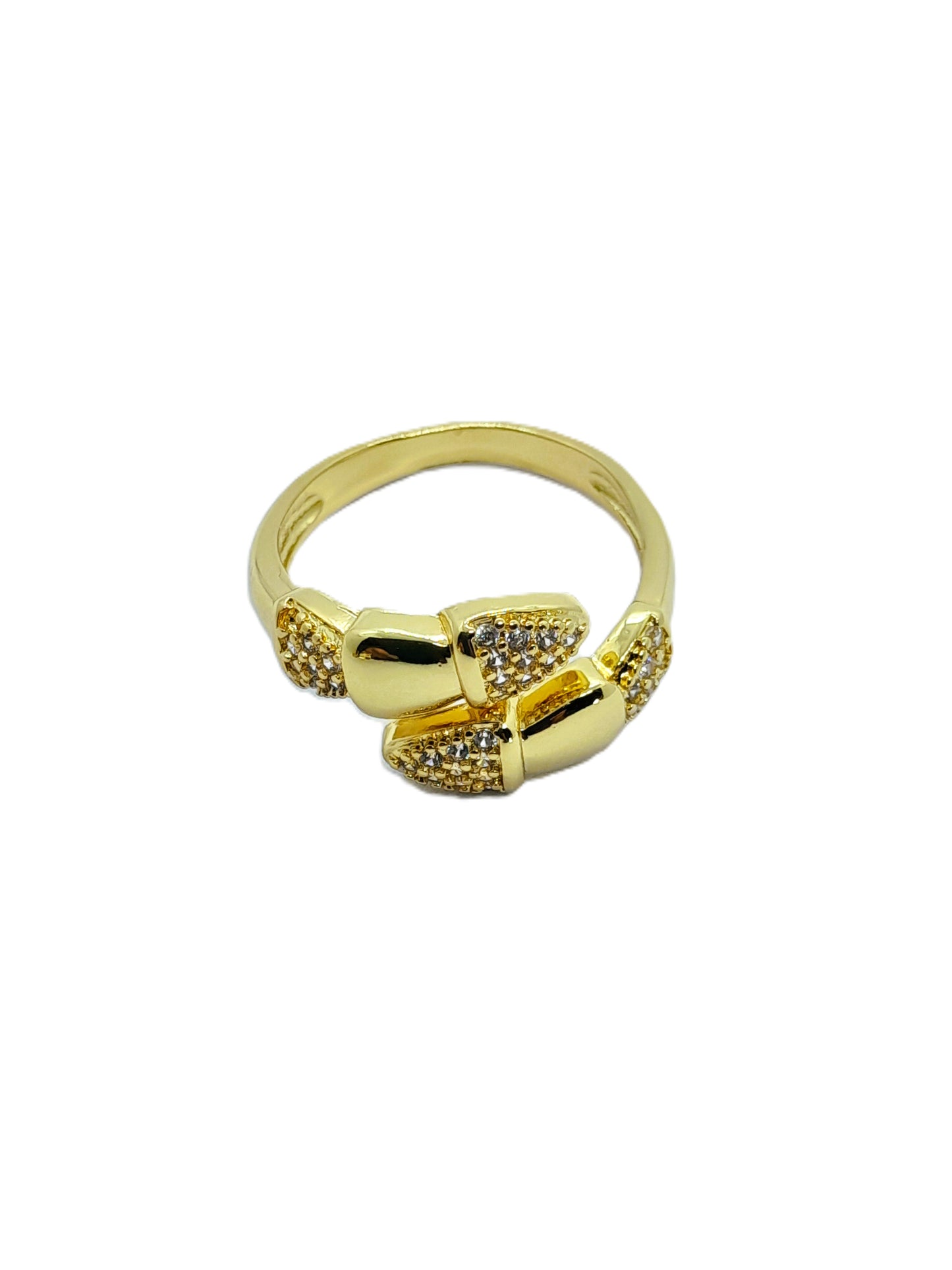 Anillo METIS en Baño de Oro Ajustable