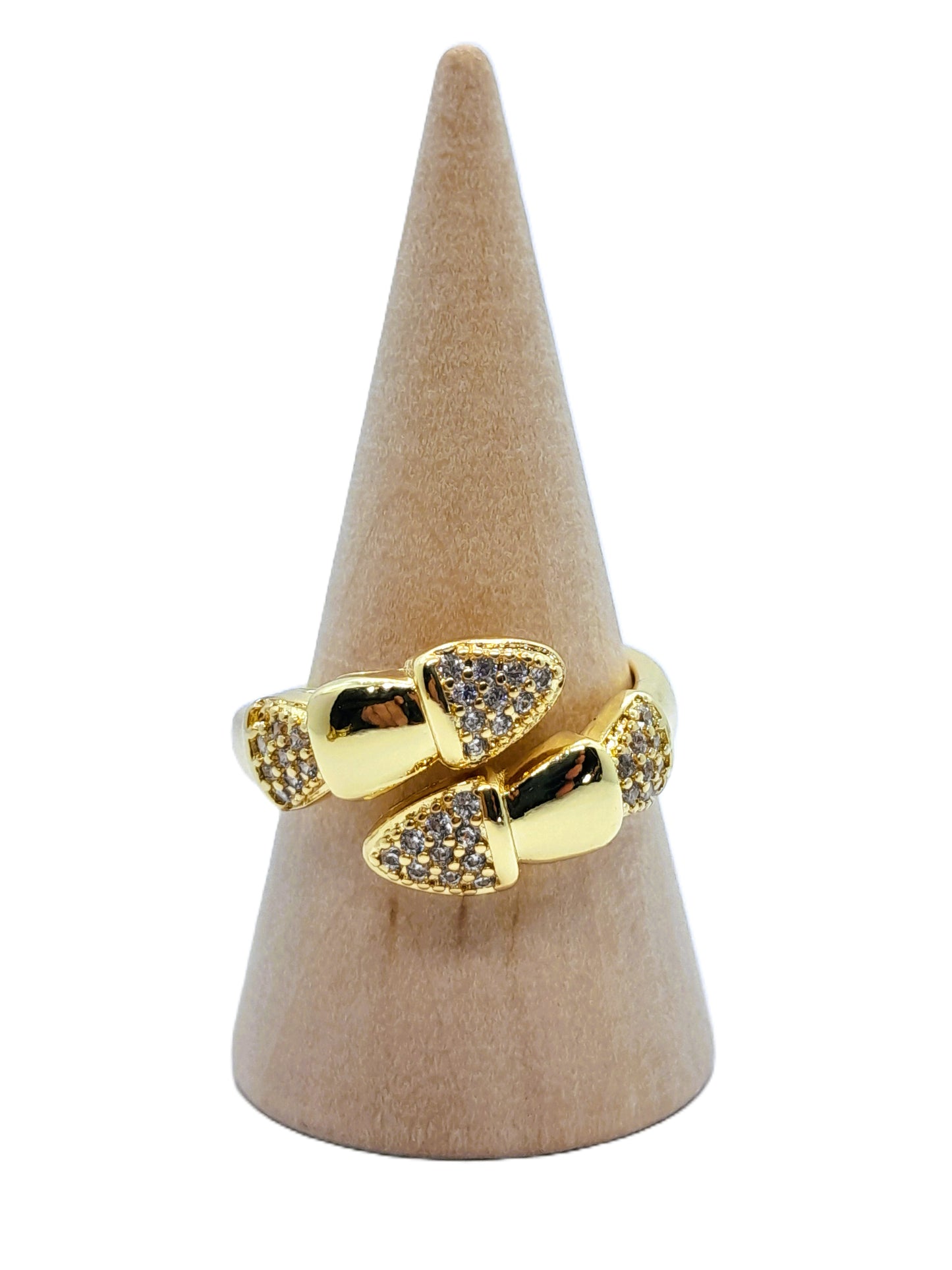 Anillo METIS en Baño de Oro Ajustable