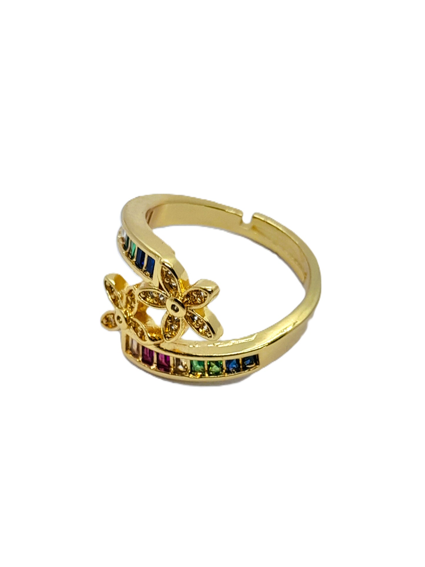 Anillo IRIS en Baño de Oro Ajustable