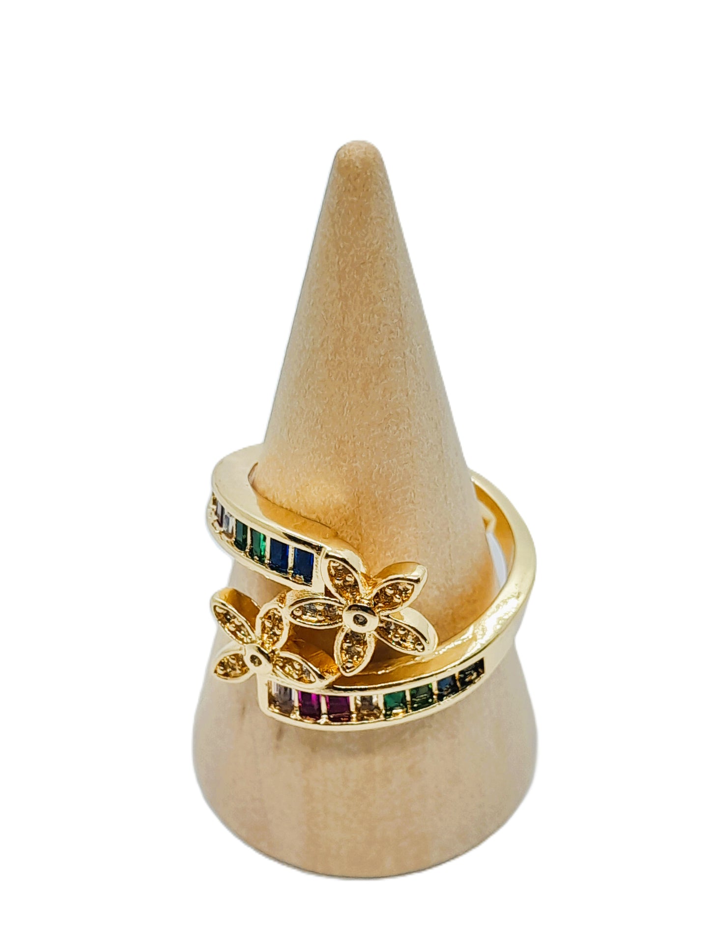 Anillo IRIS en Baño de Oro Ajustable