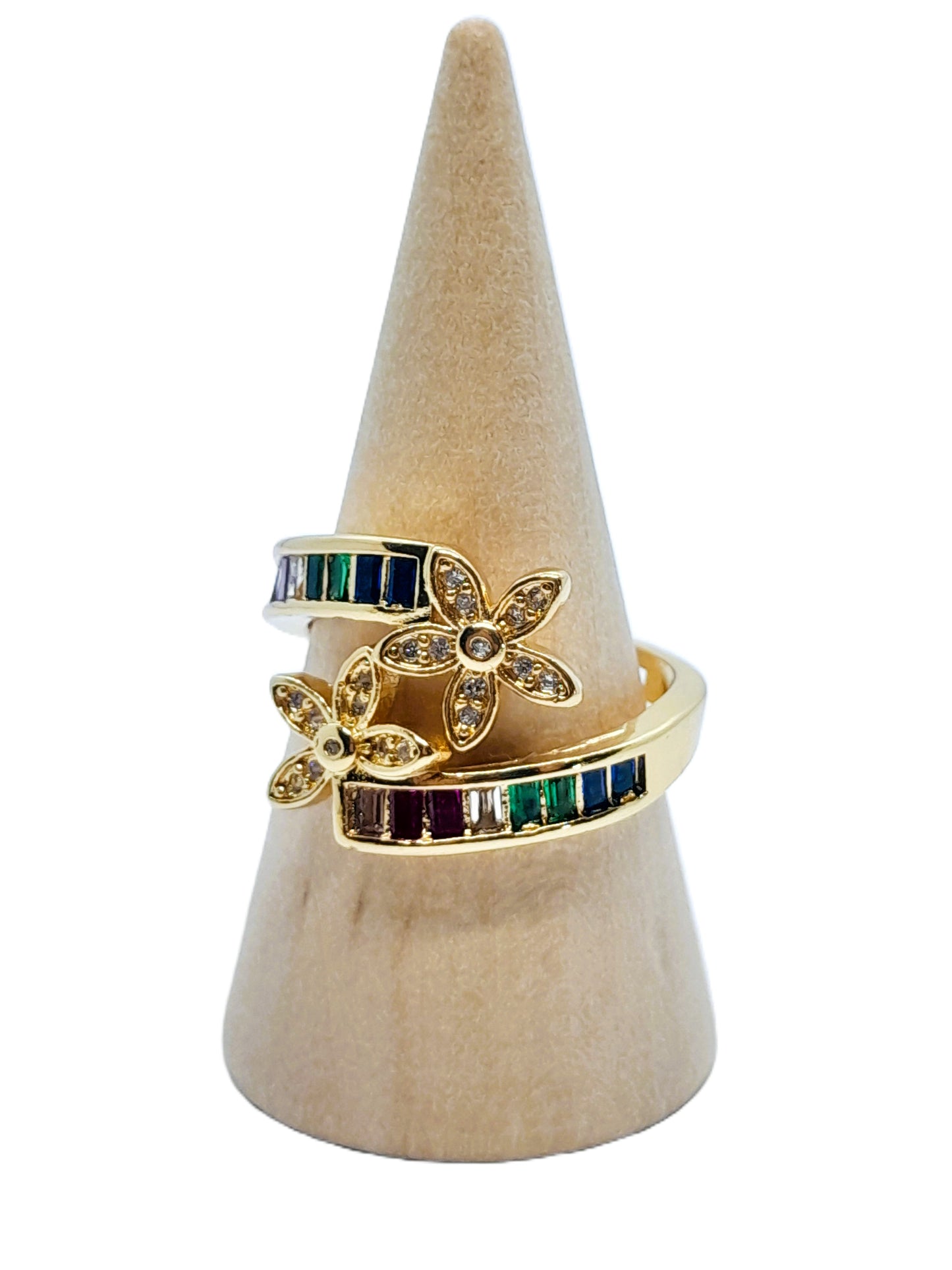Anillo IRIS en Baño de Oro Ajustable