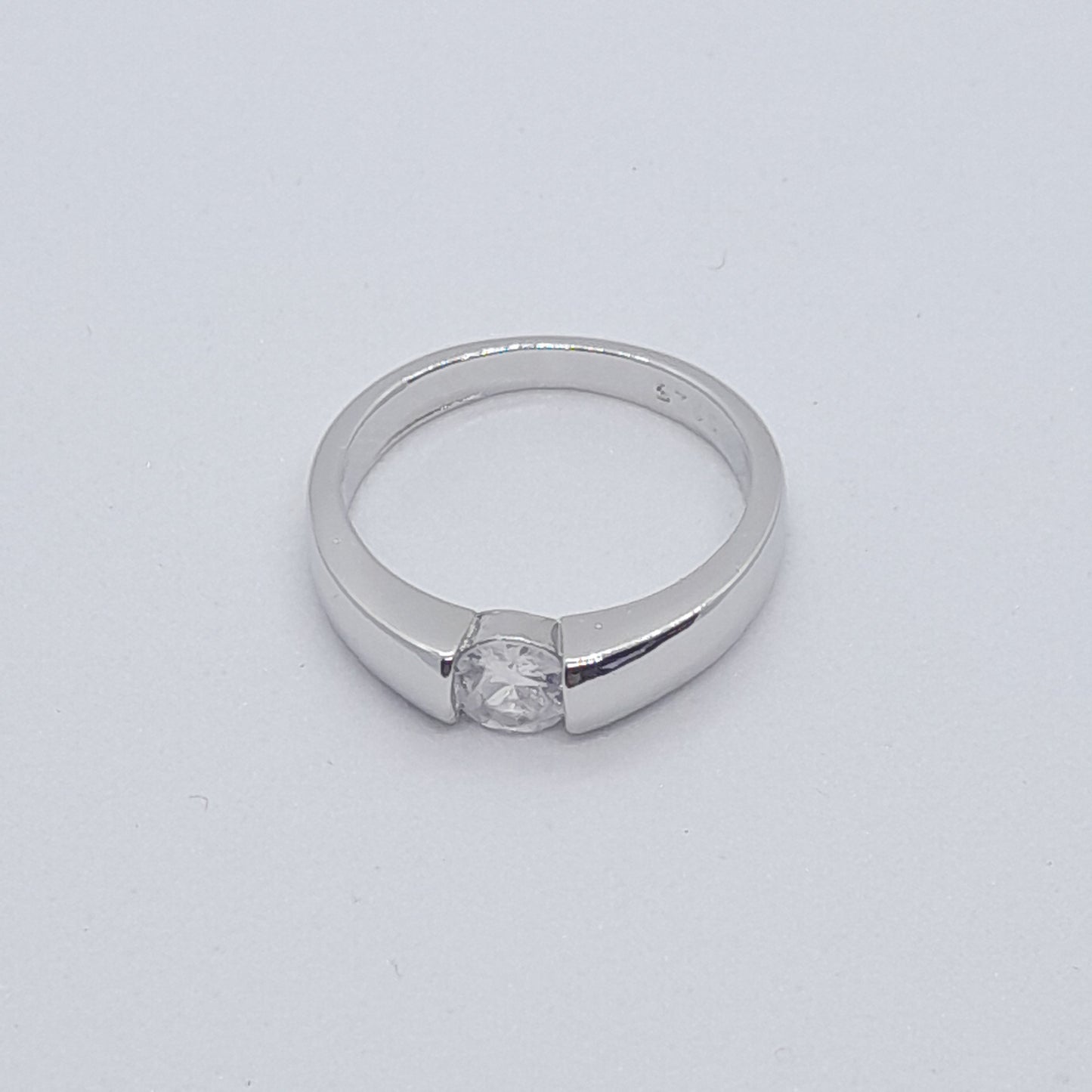Anillo Plata y Circonita