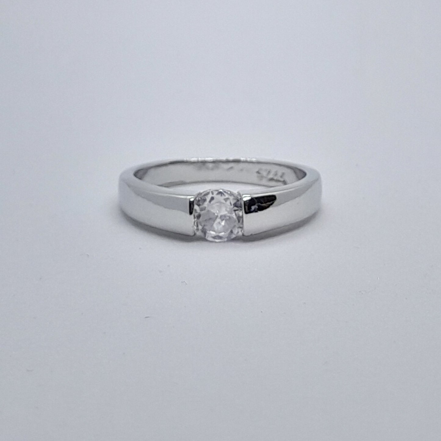 Anillo Plata y Circonita