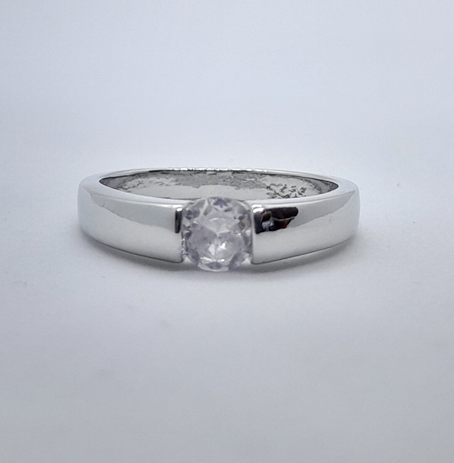 Anillo Plata y Circonita