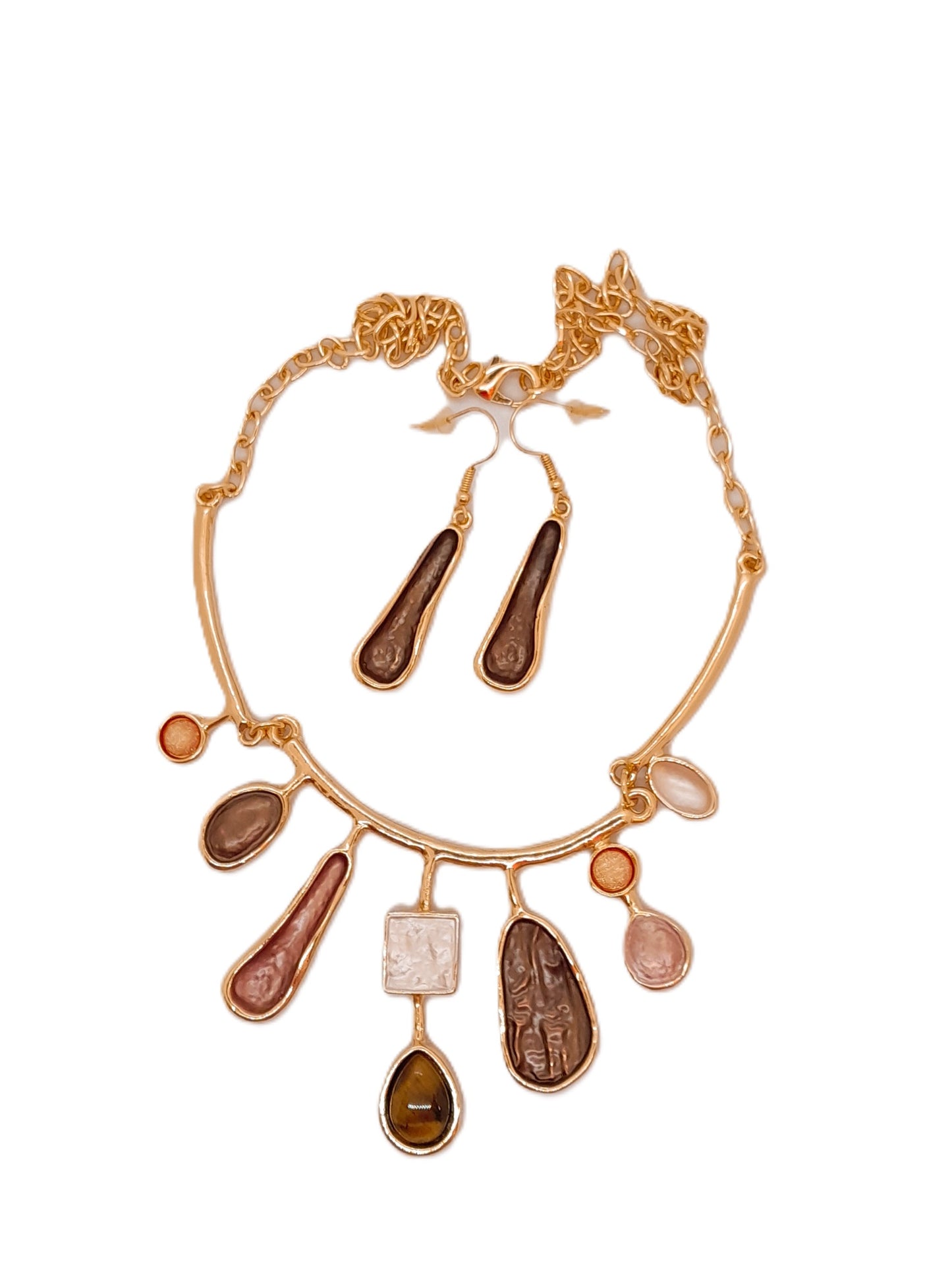 Conjunto AMENET Collar y Aros