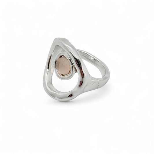 Anillo IDUNN con detalle en piedra