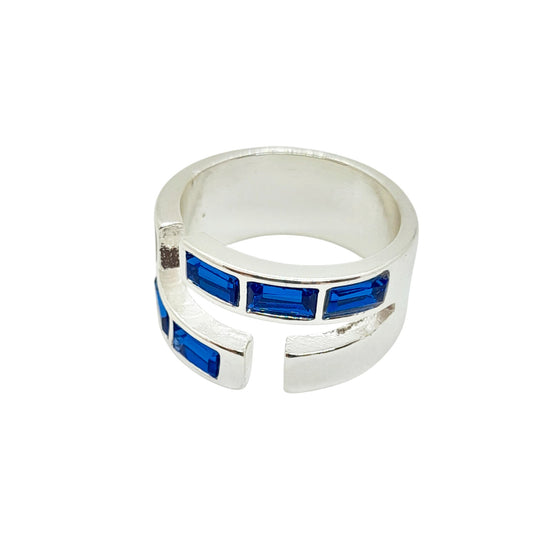 Anillo BLUE cristales