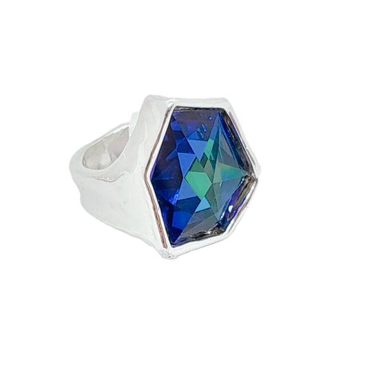 Anillo Asimetría Blue