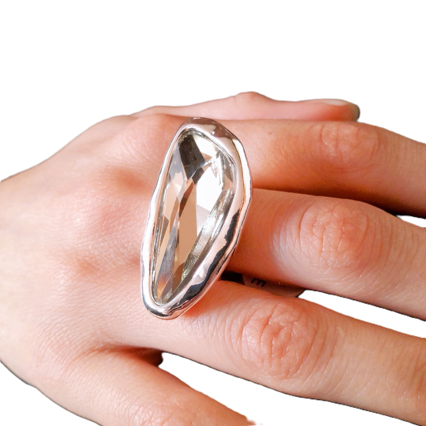 Anillo Ovalo Asimétrico