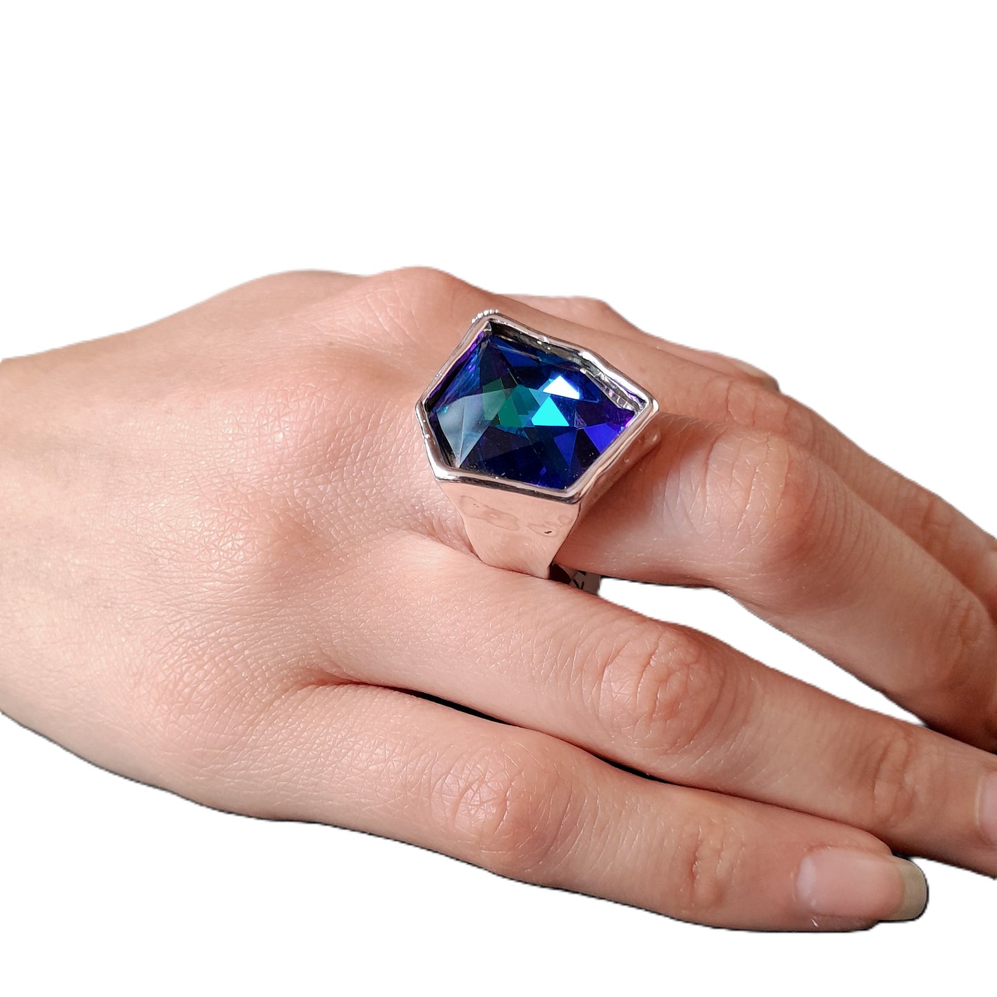 Anillo Asimetría Blue