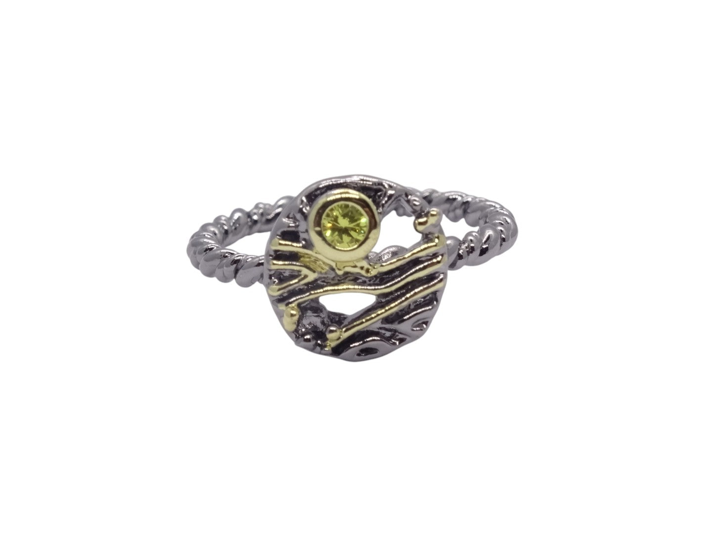 Anillo Tungsteno y Plata