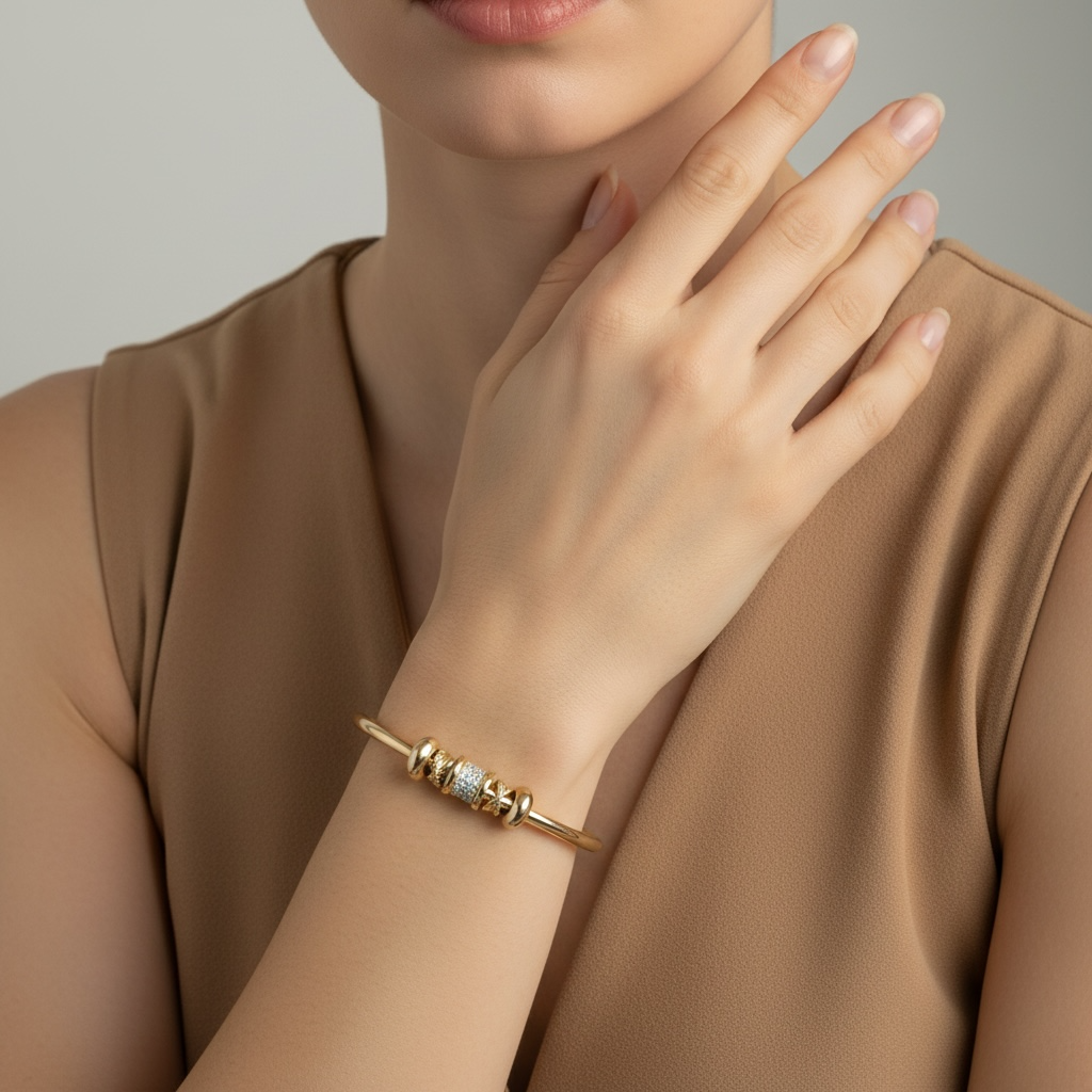 Pulsera Esclva con cuentas