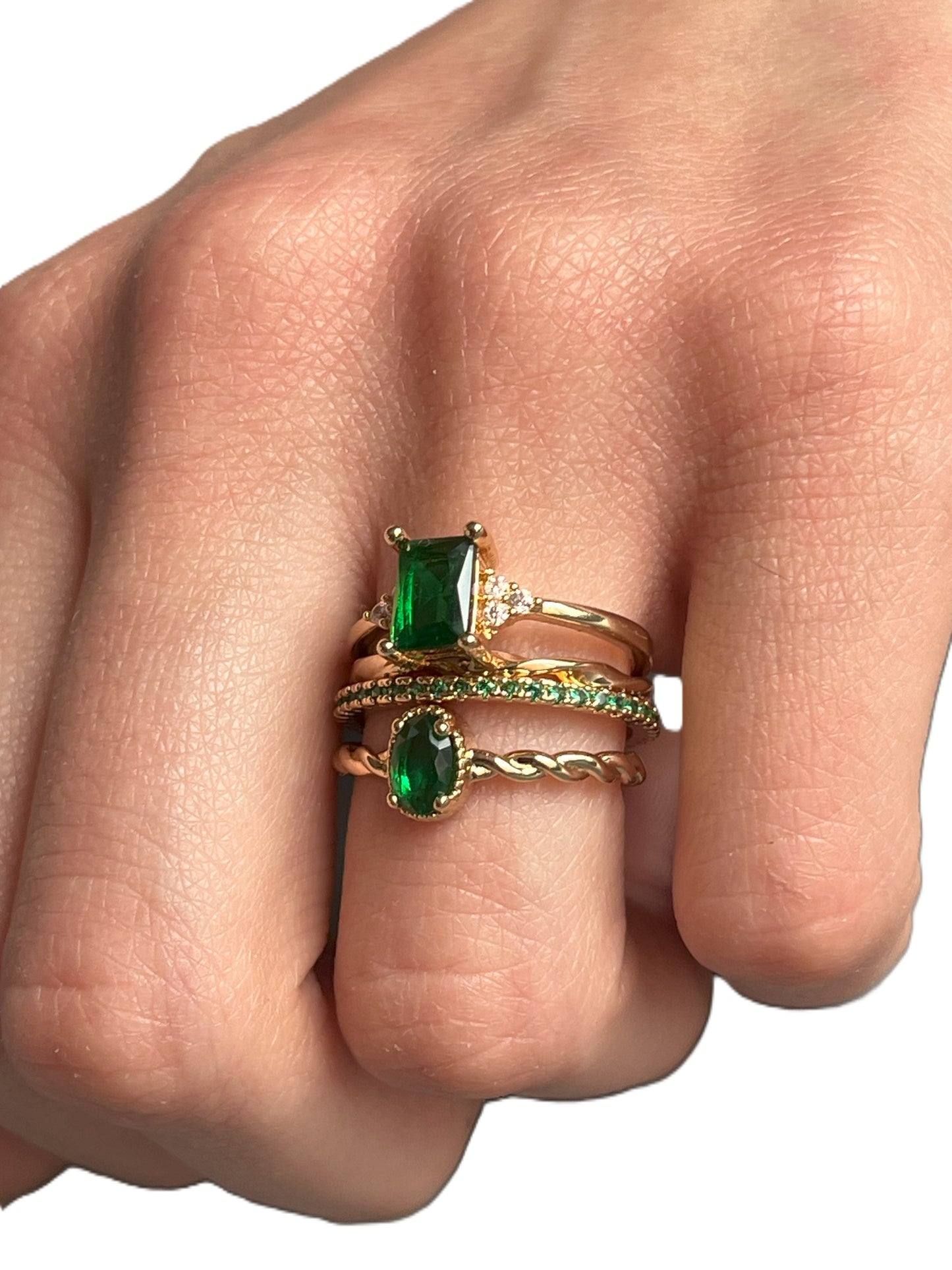 Anillos Verde Imperial