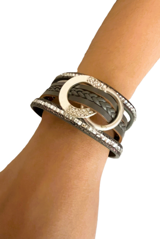 Pulsera Gray Boho Línea Hippie Chic
