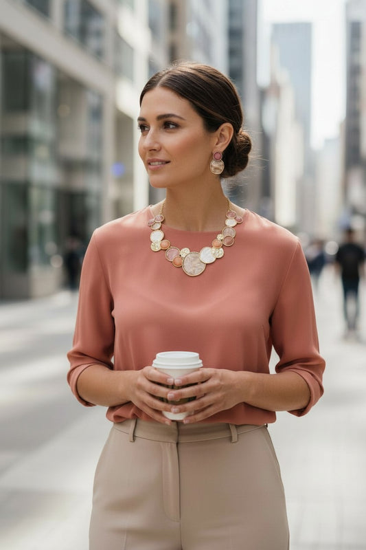 Conjunto ANUKET Collar y Aros