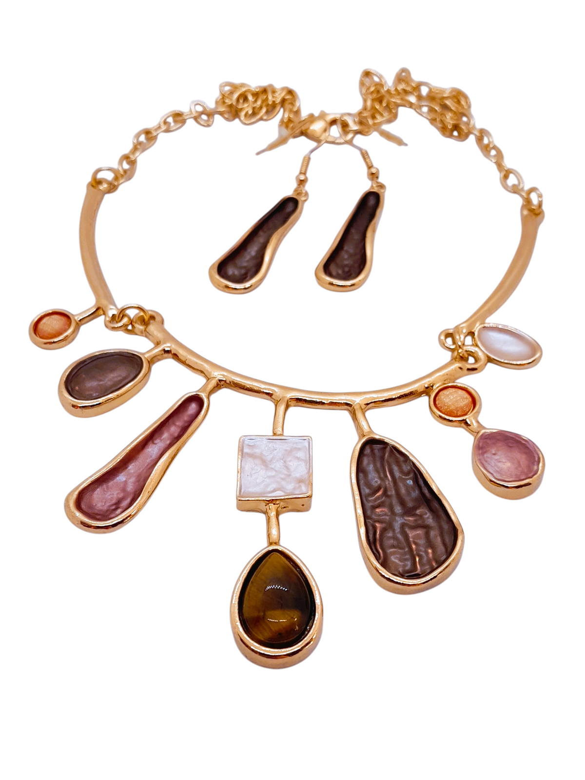 Conjunto AMENET Collar y Aros